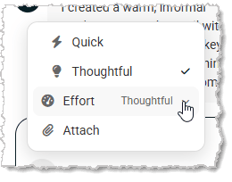 Image showing the AI Assistant Prompt Options on the Create Email page of the Music Shop 360 system.
